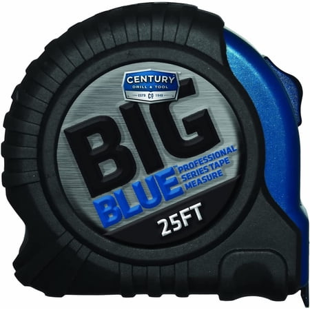 UPC: 0081838728250 | Century Drill & Tool 72825 Big Blue Tape Measure  25 foot
