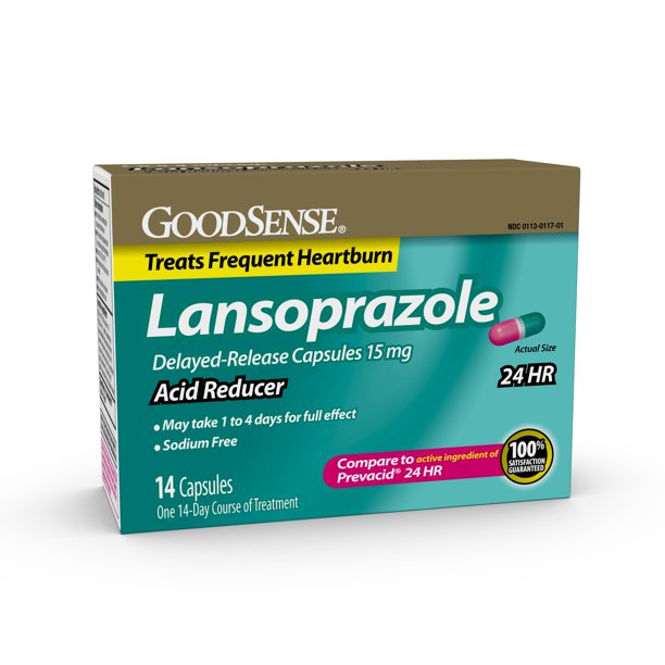 GoodSense LANSOPRAZOLE 15MG CAPS 14 CT