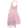 thumbnail image 4 of Big Girl Sleeveless 3D Flowers Embroidered Easter Summer Flower Girl Dress Blush 14 JKS 2125 BNY Corner, 4 of 6