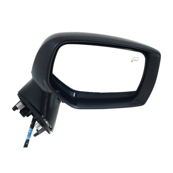 For Subaru XV Crosstrek 2015 Door Mirror Passenger Side | Power Glass | Heated | Manual Folding | Textured Cover | Replacement For SU1321145 | 91036VA061-PFM