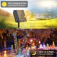 thumbnail image 4 of Syenll Outdoor Solar String Lights, 39ft 100 LED Solar Christmas Fairy Lights for Patio Garden Party Decoration, Multicolor, 4 of 9