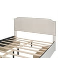 thumbnail image 6 of Queen Size Velvet Upholstered Platform Bed with Storage Drawers Headboard and Footboard, Wood Slat Bed Frame With Stud Trim for Adults Teens, 6 of 13