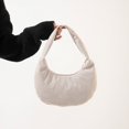 thumbnail image 3 of Bolso Hombro Diario para Mujer Bolso Masa Pana Color Sólido (blanco), 3 of 8
