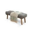 thumbnail image 6 of LR Home Sky Blue Diamond Ultra-Soft Shag with Fringe Throw Blanket, 50" x 60", 6 of 6