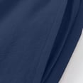 thumbnail image 4 of Summer Linen Capris Pants Men Drawstring Elastic Waist Breathable Beach Vacation Shorts Fathers Day Gift, 4 of 8