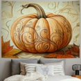 thumbnail image 2 of BCIIG, pumpkin leaves, swirl tapestries, wall hangings, style home wall decorations, art living room, bedrooms, apartments, farmhouses, dormitories, wall landscaping, holiday decorations, 2 of 6