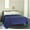Navy, variant on Premium Combed Cotton Waffle Weave Thermal Blanket Cozy Medium Weight All Season