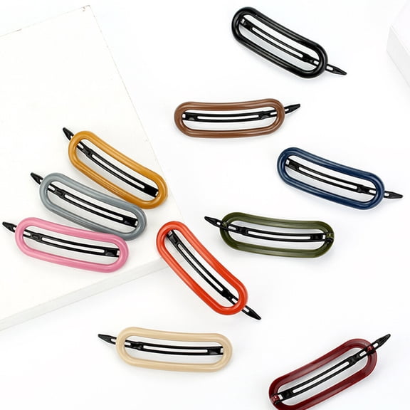 LOLIPPYY 10Pcs Professional Hair Clips Easy to Clip Hair Accessories for Girls Appointment Assorted Color