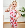 thumbnail image 6 of Gymnastics Leotards for Girls Shiny Toddler Biketard&nbsp;Unitard Heart Butterfly Strawberry One Piece Tumbling Outfits, 6 of 6