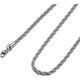 thumbnail image 1 of Collar de cadena torcida Yashi de acero inoxidable joyería unisex Código de producto 40186, 1 of 5