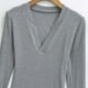 thumbnail image 4 of Sudaderas con cremallera,Sudadera con estampado de moda para mujer, blusa informal de manga larga con cuello en V, suave imitación de rayón, para uso diario, sopatenor, 4 of 6