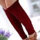 thumbnail image 4 of Calcetines largos de punto de ganchillo para mujer, cálidos para el invierno - Lana suave, mantienen las piernas abrigadas, 42*10 cm, 1 par, 4 of 6