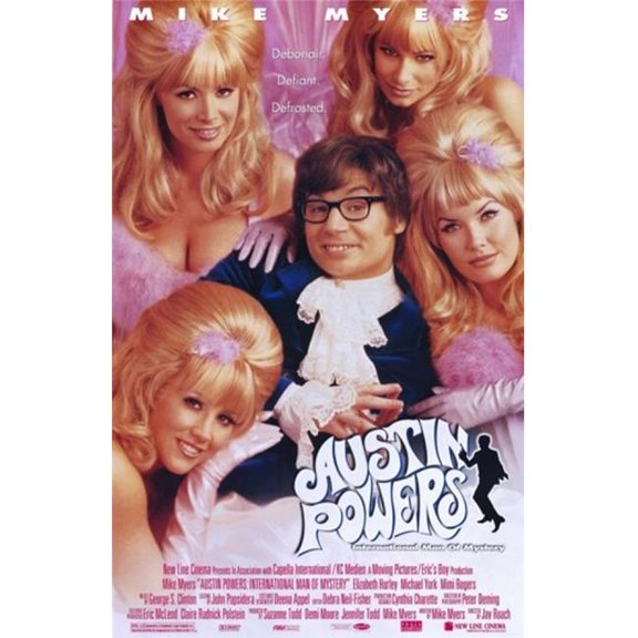 Austin Powers International Man of Myst Movie Poster - 11 x 17 in.