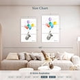 thumbnail image 4 of Elephant Stock The Koala And The Balloons Wall Art - Vertical Multi Panel Canvas - Living Room Wall Decor - Animal Multi Panel - White And Pink Decor By Ashvin Harrison - 32" x 50", 4 of 8
