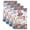 Red, Blue, Grey, White, variant on 4th of July Kitchen Towels Set of 1, Independence Day Patriotic Flowers American Cat Absorbent Dish Towels for Kitchen, Microfiber Hand Towel, Quick Drying Tea Towel for Cleaning Dishcloths