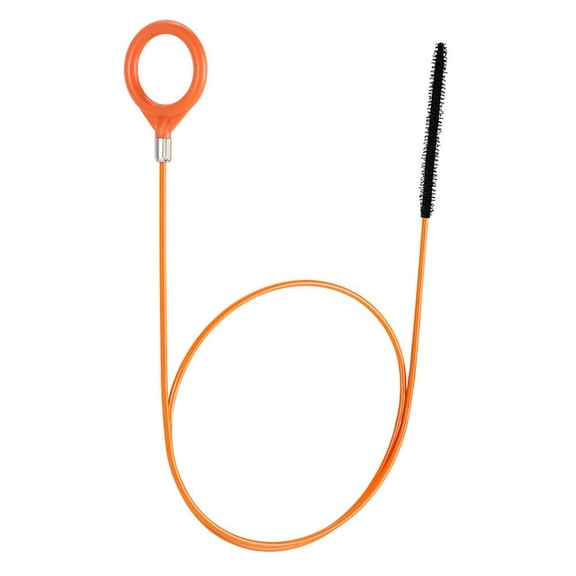 Flexible Nylon and Steel Wire Cleaning Brush for Car, Bathroom, and Kitchen Drain Holes
