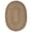 Brown/Gray, variant on Ox Bay Cora 5' x 7' Bleach Gray Bordered Jute Oval Indoor Area Rug