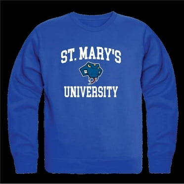 Saint Marys College Rattlers Seal Crewneck Sweatshirt, Royal - Medium