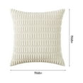 thumbnail image 3 of Diceymbol Decorative Pillow Covers 40x40 Cm For Living Room Couch Bed Sofa, Stylish Simplicity Home Decor, Soft Corduroy Cushion Pillowcases for the Modern Home, 3 of 7
