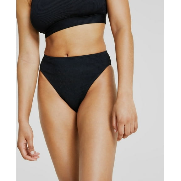 Nike Women's Black Essential High-Rise Bikini Bottom Swimwear Size M