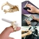 thumbnail image 3 of Innovador juego de anillos para dedo en plata y oro - Accesorio de estilo de vida único - Diseño estético y moderno para uso diario, 3 of 5