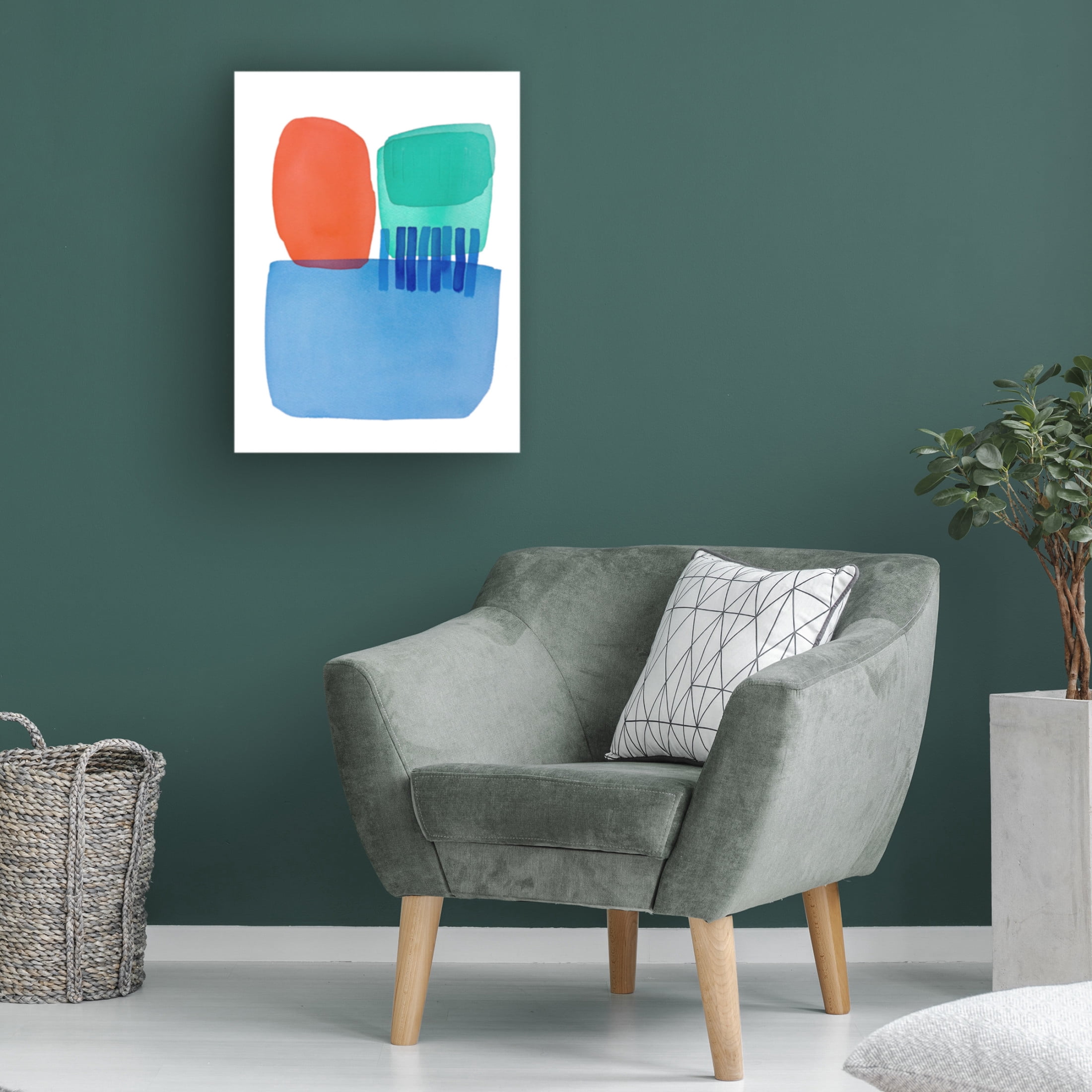 Canvas Wall Art - Simone Christen 'Helen At The Lido IV' Wall Art for Living Room, Bedroom, or Office Décor by Trademark Fine Art - 24 x 32 Inches