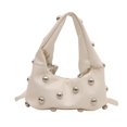 thumbnail image 1 of Bolso Hombro Tachado PU Leather Hobo Bolsos, 1 of 3