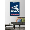thumbnail image 2 of MLB Chicago White Sox - Retro Logo Wall Poster with Wooden Magnetic Frame, 22.375" x 34", 2 of 5