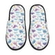 thumbnail image 1 of Fotbe Dinosaur Pantuflas Peludas para Mujer con Estampado, Zapatillas de Peluche, Zapatos de Invierno para Casa, Uso Interior y Exterior-Medium, 1 of 8
