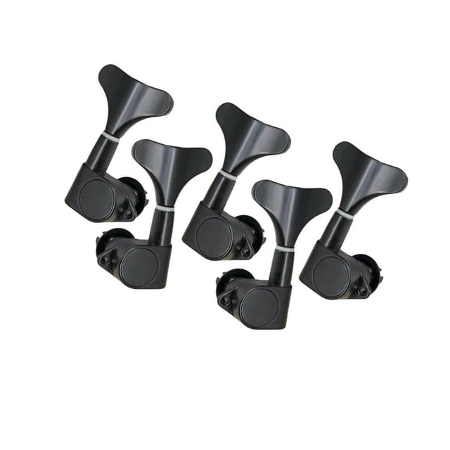Tuner de Cheville de Réglage de la Corde Bouton de la Tête de la Machine Scellé Accs Tuning pour la Partie Basse Noir 2L3R