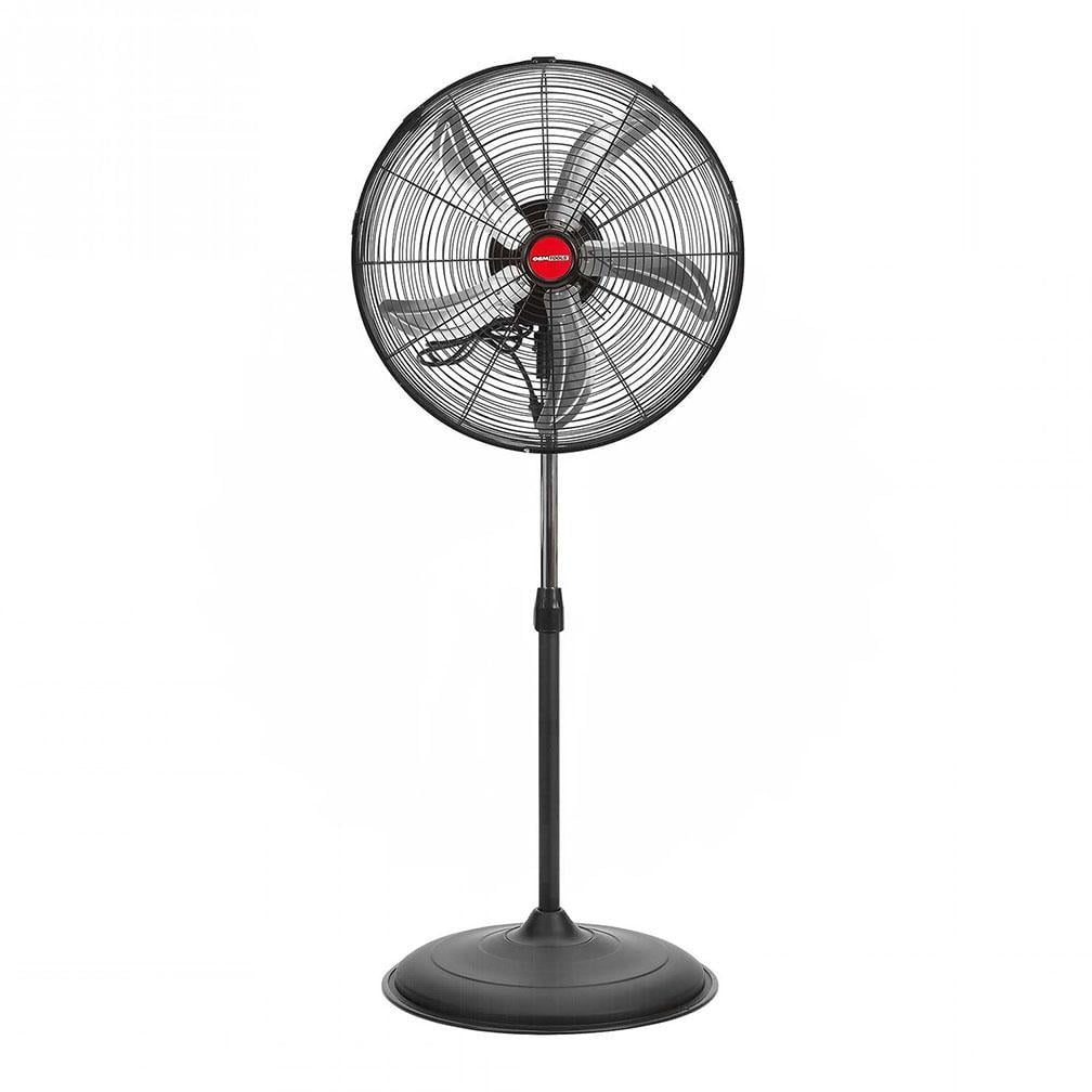 commercial electric adjustable height 20 in shroud oscillating pedestal fan