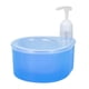 thumbnail image 4 of 2x Dispensador de Jabón Y Soporte para Fregador, Botella con Bomba de Líquido, Dispensador de Jabón para Lavar Platos de Fregadero para El Hogar, Baño 2 piezas, 4 of 8