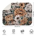 thumbnail image 2 of Microfibre Drying Mat for Kitchen Pioneer Dish Drying Drainer Mat Absorbent Colorful Floral Drying Mat Washing Up for Glass, Plate & Cup 18inch X 24inch, 2 of 5