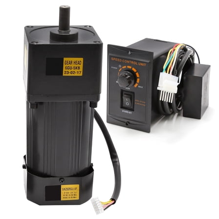 Anxingo Adjustable Variable Gear Reducer Motor with Speed Controller-250W 5K AC110V