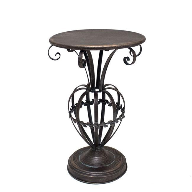 Zaer ZR190252 Small Metal Pedestal Plant Stand