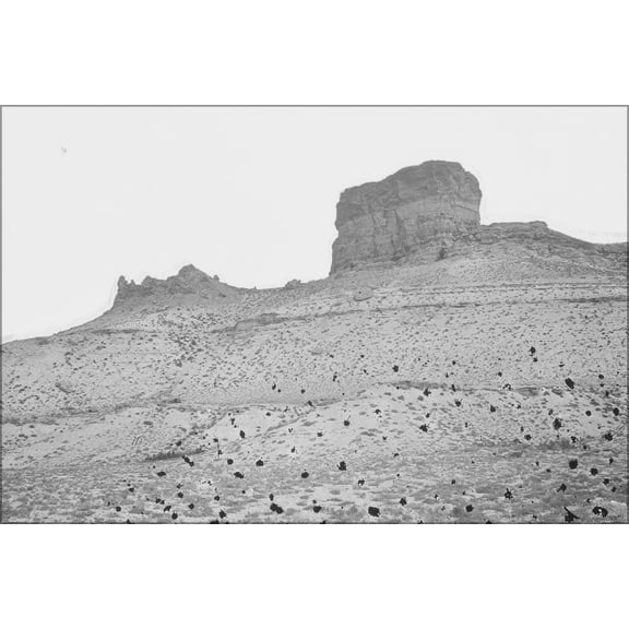 24"x36" Gallery Poster, Tertitary Bluffs or Buttes. Near Green River City, Wyoming 1872