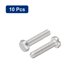 thumbnail image 3 of 304 Inoxidable Acero Máquina Tornillos, 10uds M3x14mm Ranurada Transmisión Unión Cabeza Tornillo Pernos, 3 of 5