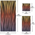 thumbnail image 3 of SKYSONIC 3 Pack Towel Beautiful Colorful Zebra Stripe Print Cotton Bath Towel Set (1 Bath Towel, 1 Hand Towel, 1 Washcloth) for Bathroom, Super Soft and Quick Dry Towels, 3 of 7