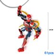 thumbnail image 1 of Figuras de acción de superhéroes de Marvel, vengadores, Hulk, Thanos, Deadpool, Pantera Negra, bloques de construcción, juguete para niños, regalo de Navidad, 1 of 4