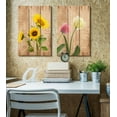 thumbnail image 2 of Wall26 2 Panel Canvas Wall Art Beautiful Flowers of Sunflowers Giclee Print Gallery Wrap Modern Home Decor Ready to Hang - 16"x24" x 2 Panels, 2 of 3
