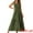 Army Green, variant on Summer Casual Sleeveless Crewneck Maxi Dress S Army Green
