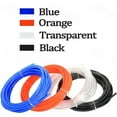 thumbnail image 2 of 10m-20m, 4mm 6mm 8mm 10mm Air Hose Pneumatic Hose Tubing PU Hose Suitable for Compressors Black Blue Orange Transparent Polyurethane Hose, 2 of 6