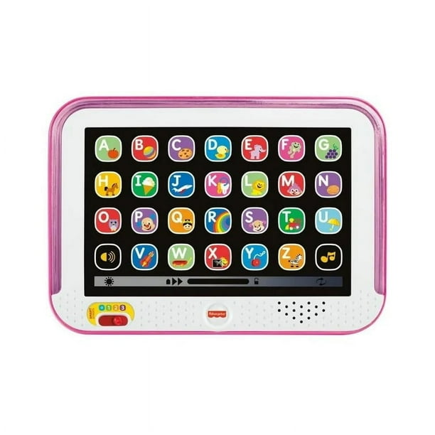 TABLETA DE JUGUETE FISHER PRICE RÍE Y APRENDE TABLET DE APRENDIZAJE CRECE CONMIGO ROSA