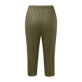 thumbnail image 4 of Bibifish Womens pants plus sized Elastic Waist Sports Pants Loose Fit with Pocket Stretch fit Breathable Workout Active Daily Pants, 4 of 5