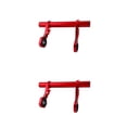 thumbnail image 4 of Ruiboury Lightweight Aluminum Alloy Handlebar Extender Mountain Bike Front Light Bracket Lamp Flashlight Mounted Bar red 2Set, 4 of 6
