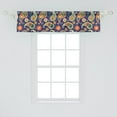 thumbnail image 2 of Ambesonne Paisley Window Valance, Repetitive Floral Pateh, 54" X 12", Multicolor, 2 of 3