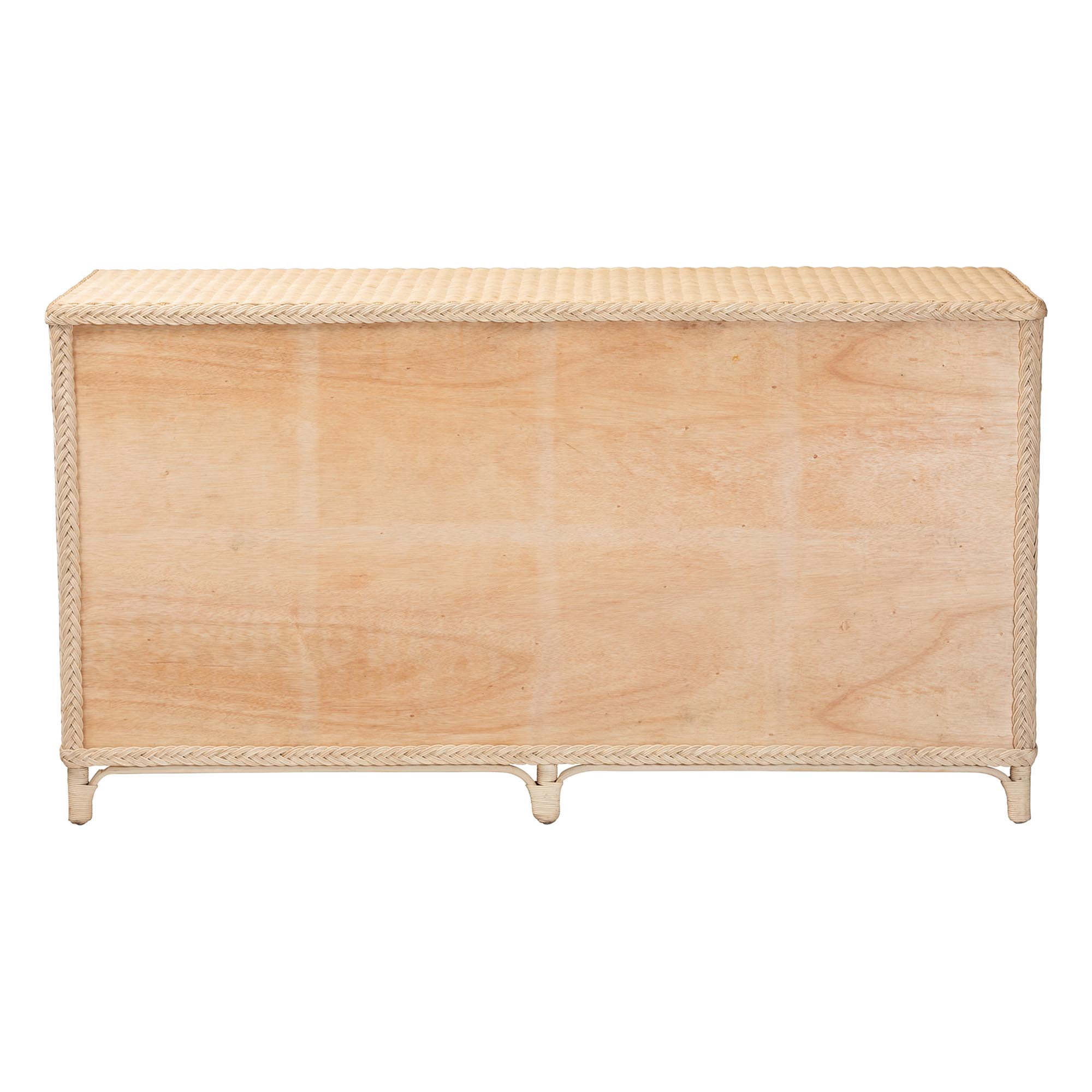 bali & pari Delilah Boho Sideboard, 4-Door, Natural