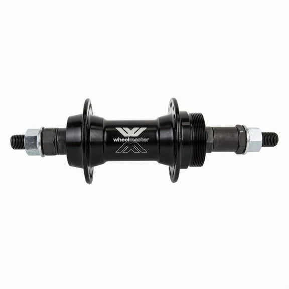 Wheel Master AB-1000 Alloy Bolt-On Hubs RR 36H Blk 5-7s FW