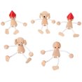 thumbnail image 1 of Guardurnaity 5 piezas, Mini muñecas de madera, Figuras de madera, Madera con acabado, Muñecas hechas a mano, Decoración, Accesorios, Proyectos de Ropa, zapatos y accesorios Miscelánea, 1 of 6