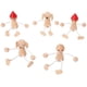 thumbnail image 1 of Guardurnaity 5 piezas, Mini muñecas de madera, Figuras de madera, Madera con acabado, Muñecas hechas a mano, Decoración, Accesorios, Proyectos de Ropa, zapatos y accesorios Miscelánea, 1 of 6